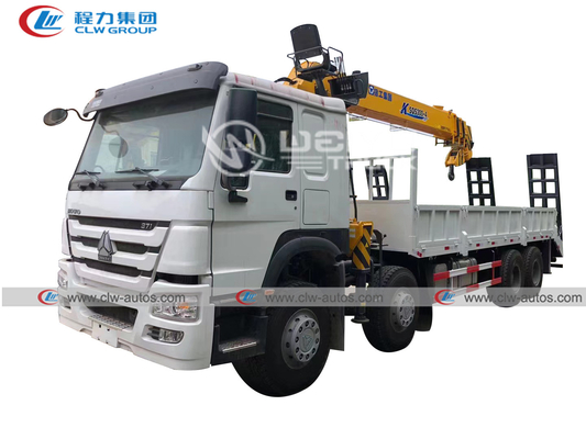 24.4m Lifting Height Truck Mounted Crane Telescopic Boom Crane Howo 8X4 371hp 16t