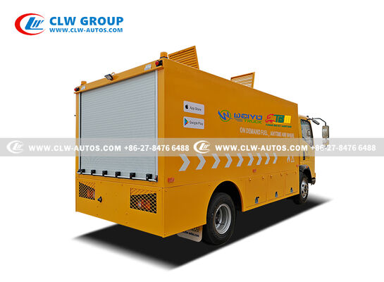 SINOTRUK HOWO CAFU 6000L Fuel Refueling Truck with Dual-Compartment Tank and YUNNEI YN4102 Diesel Engine