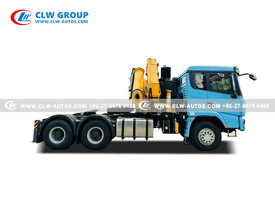 SHACMAN X3000 6×4 Truck Mounted Crane with 430 HP Weichai Engine and 8-Ton Knuckle Boom Crane Featuring Hydraulic Stabilizer Outriggers