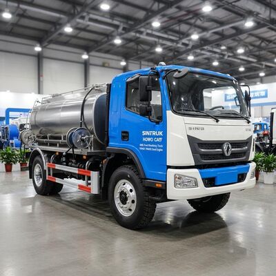 SINOTRUK HOWO CAFU 6000L Fuel Refueling Truck with Dual-Compartment Tank and YUNNEI YN4102 Diesel Engine