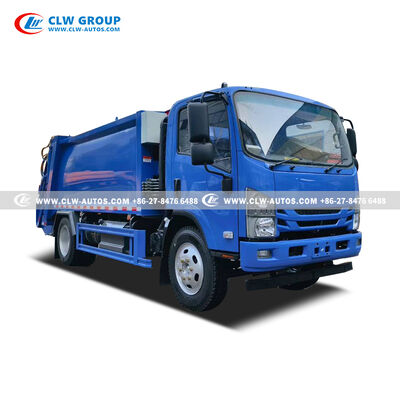 Isuzu KV600 9 Cubic Meter 132HP Garbage Compactor Truck with 3815mm Wheelbase for Efficient Waste Management