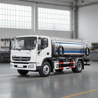 SINOTRUK HOWO CAFU 6000L Fuel Refueling Truck with Dual-Compartment Tank and YUNNEI YN4102 Diesel Engine
