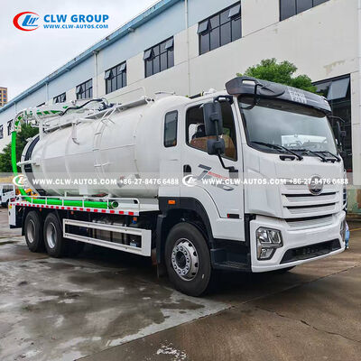 FAW JK6 Combined Jetting Truck with 310HP Weichai Engine High-Strength Carbon Steel Tank and One-Key Switching for Efficient Sanitation