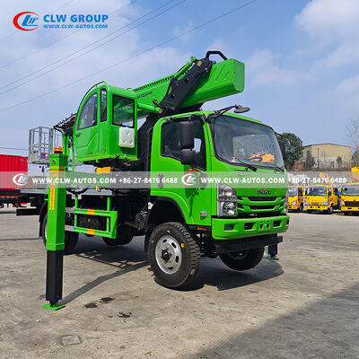 ISUZU 700P 4x4 AWD 190HP 33m Telescopic Boom Lift Truck Aerial Work Platform