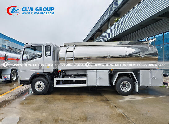 HOWO 4x2 RHD Aluminum Refueling Truck with Dual-Dispenser