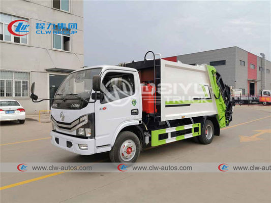 ماركة Dongfeng 6cbm Waste Collection Truck شاحنة القمامة المضغوطة للصرف الصحي