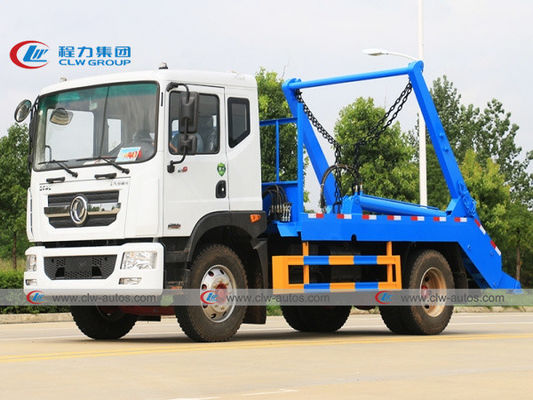 Sinotruk Howo 4x2 8-10CBM شاحنة جمع النفايات Skip Loader Swing Arm Garbage Truck