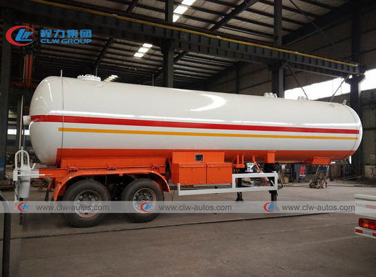 2 المحور 40.5M3 20MT صهريج نصف مقطورة ل LPG Transportion نصف مقطورة